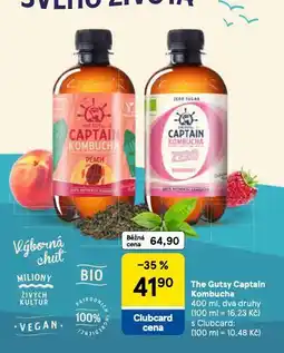 Tesco The gutsy captain kombucha nabídka