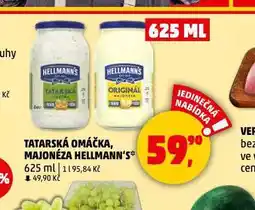 Penny Market Hellmann´s tatarská omáčka, majonéza nabídka