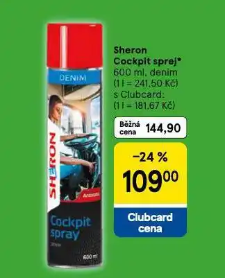 Tesco Sheron cockpit sprej nabídka