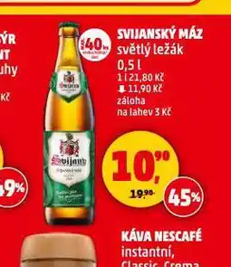 Penny Market Pivo svijanský máz nabídka