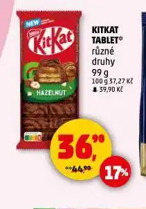 Penny Market Kitkat tablet nabídka