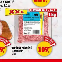 Penny Market Vepřové maso mělněné xxl nabídka