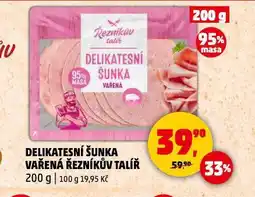Penny Market Delikatesní šunka nabídka