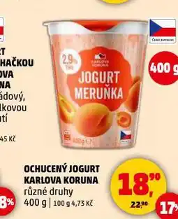 Penny Market Ochucený jogurt karlova koruna nabídka
