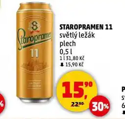 Penny Market Pivo staropramen 11 nabídka