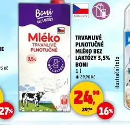 Penny Market Trvanlivé mléko 3,5% bez laktózy nabídka