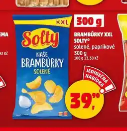Penny Market Brambůrky solty xxl nabídka