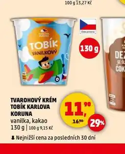 Penny Market Tobík tvarohový krém nabídka