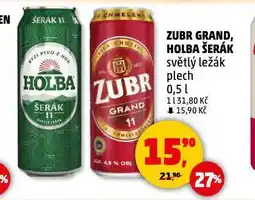 Penny Market Pivo holba šerák nabídka