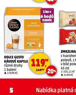 Penny Market Dolce gusto kávové kapsle nabídka