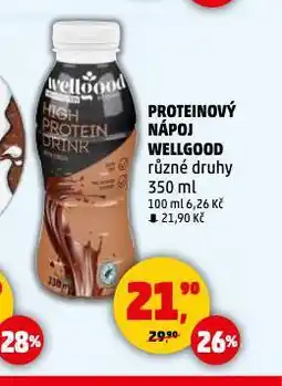 Penny Market Wellgood proteinový nápoj nabídka