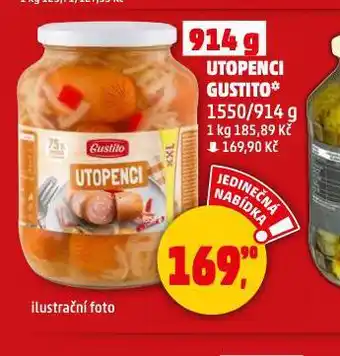 Penny Market Utopenci gustito nabídka