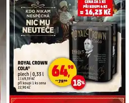 Penny Market Royal crown cola nabídka
