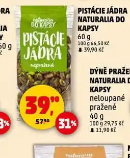 Penny Market Pistácie jádra naturalia do kapy nabídka