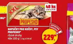 Penny Market Propesko kapsičky pro kočky nabídka
