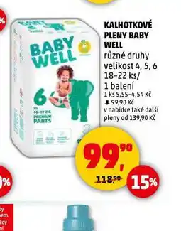Penny Market Baby well plenkové kalhotky nabídka