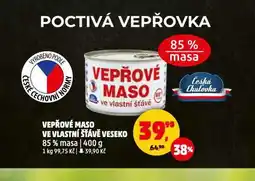 Penny Market Vepřové maso ve vlastní šťávě nabídka