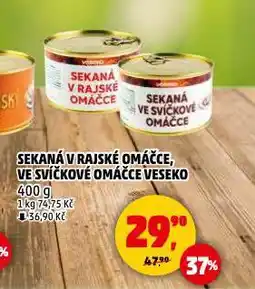 Penny Market Sekaná v rajské omáčce, ve svíčkové omáčce nabídka