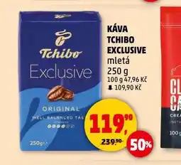 Penny Market Káva tchibo exclusive mletá nabídka