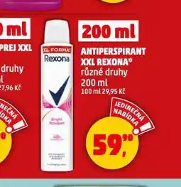 Penny Market Rexona antiperspirant xxl nabídka