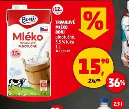Penny Market Trvanlivé mléko 3,5% nabídka