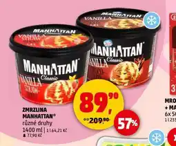 Penny Market Manhattan zmrzlina nabídka