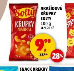 Penny Market Solty arašídové křupky nabídka