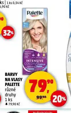 Penny Market Palette barva na vlasy nabídka