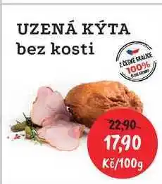 RABBIT řeznictví UZENÁ KÝTA bez kosti 100g nabídka