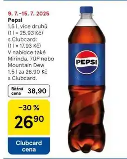 Tesco Pepsi nabídka