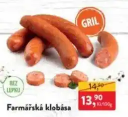 MP Krásno Farmářská klobása nabídka