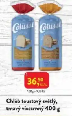 MP Krásno Chléb toustový světlý, tmavý vícezrnný nabídka