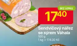 Hruška Sendvičový nářez se sýrem Váhala nabídka