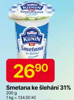 Hruška Smetana ke šlehání 31% nabídka