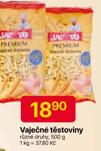 Hruška Vaječné těstoviny nabídka
