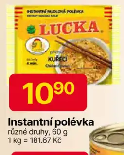 Hruška Instantní polévka nabídka