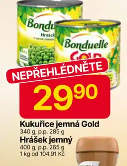Hruška Bonduelle Kukuřice jemná Gold nabídka