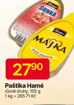 Hruška Paštika Hamé nabídka