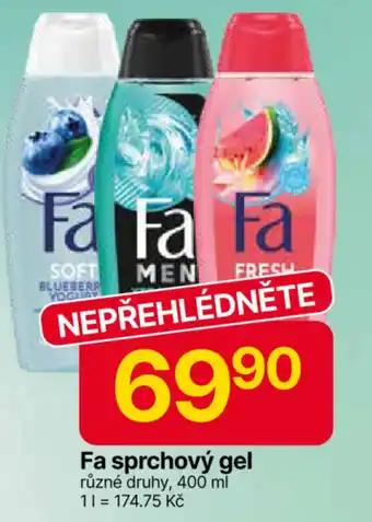 Hruška Fa sprchový gel nabídka