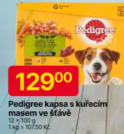 Hruška Pedigree kapsa s kuřecím masem ve šťávě nabídka