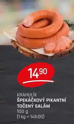 Flop ŠPEKÁČKOVÝ PIKANTNÍ TOČENÝ SALÁM 100g nabídka