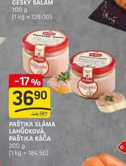Flop PAŠTIKA SLÁMA LAHŮDKOVÁ, PAŠTIKA KÁČA 200 g nabídka