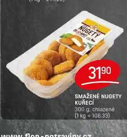 Flop SMAŽENÉ NUGETY KUŘECÍ 300 g, chlazené nabídka