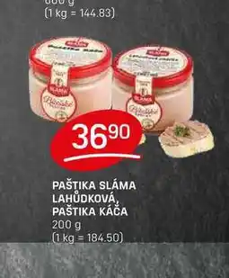 Flop PAŠTIKA SLÁMA LAHŮDKOVÁ, PAŠTIKA KÁČA 200 g nabídka