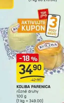 Flop KOLIBA PARENICA různé druhy 100g nabídka