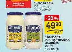 Flop HELLMANN'S TATARSKÁ OMÁČKA, MAJONÉZA 405 ml nabídka