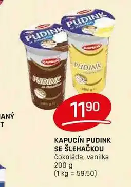 Flop KAPUCÍN PUDINK SE ŠLEHAČKOU čokoláda, vanilka 200 g nabídka