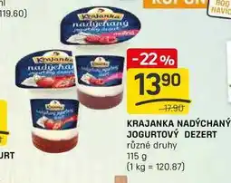 Flop KRAJANKA NADÝCHANÝ JOGURTOVÝ DEZERT různé druhy 115 g nabídka