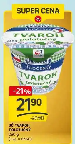 Flop JČ TVAROH POLOTUČNÝ 250 g nabídka