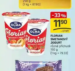 Flop FLORIAN SMETANOVÝ JOGURT různé příchutě 150 g nabídka